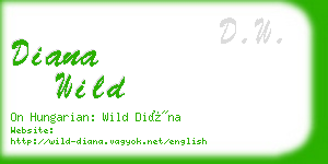 diana wild business card